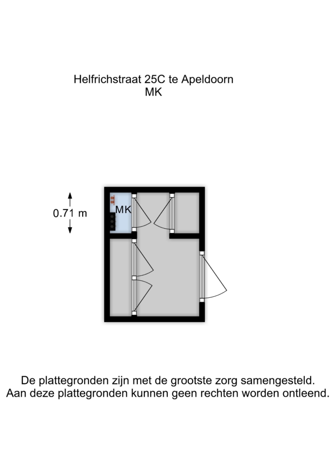 Helfrichstraat 25 C, 7311 JB, Apeldoorn