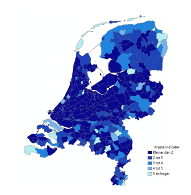 Krapte op de woningmarkt neemt toe; steeds minder keuze voor ‘Jan Modaal’
