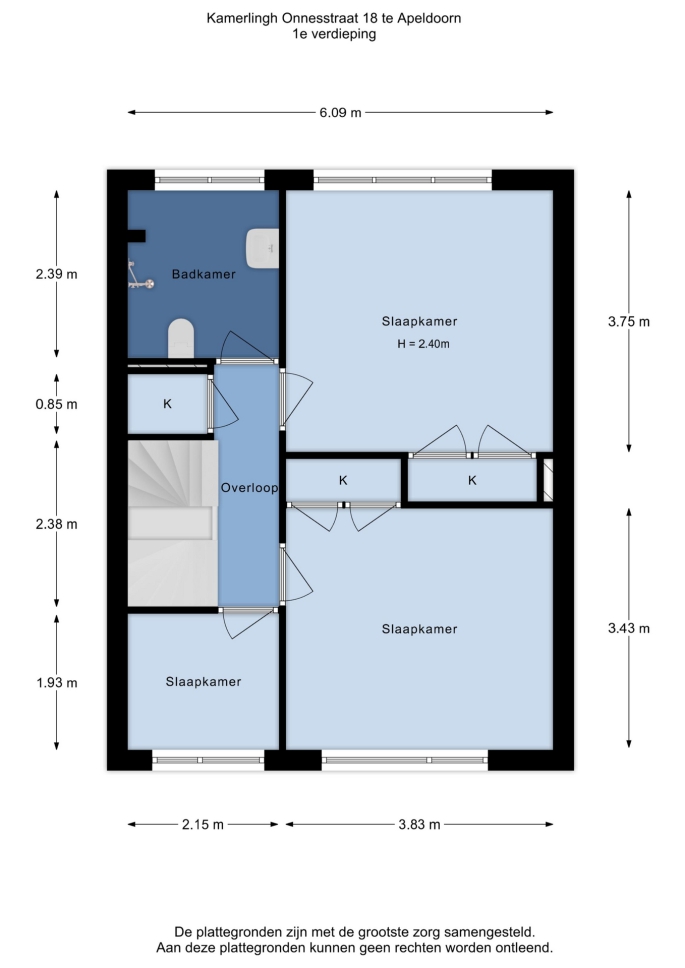 Kamerlingh Onnesstraat 18, 7316 LS, Apeldoorn