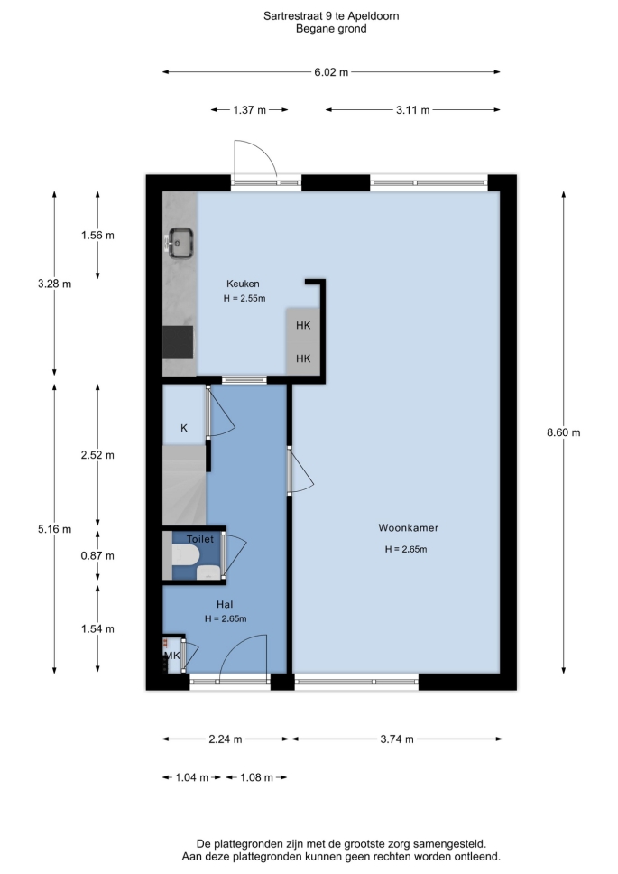 Sartrestraat 9, 7323 GR, Apeldoorn