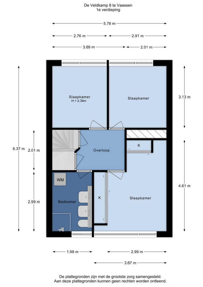 de Veldkamp 8, 8172 XE, Vaassen
